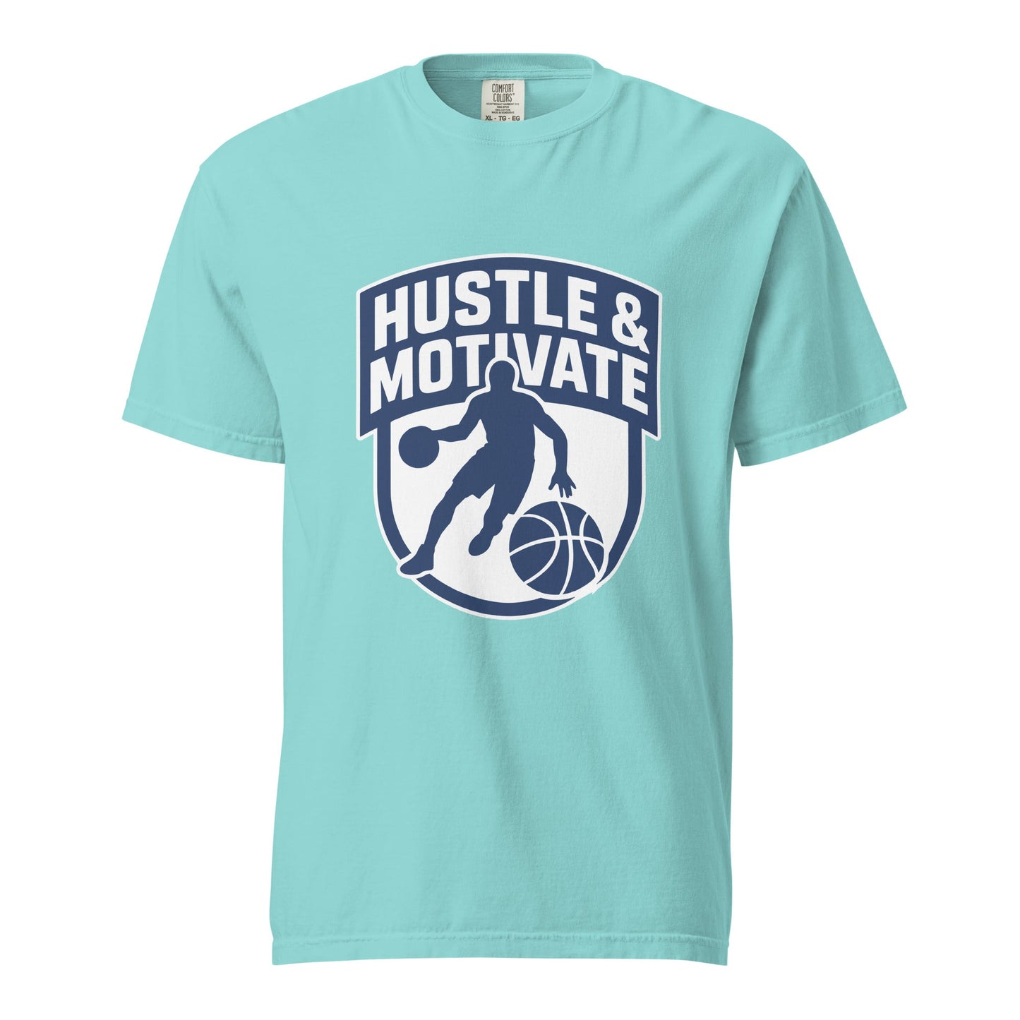 Signature | Comfort Colors T-Shirt | Hustle and Motivate Basketball