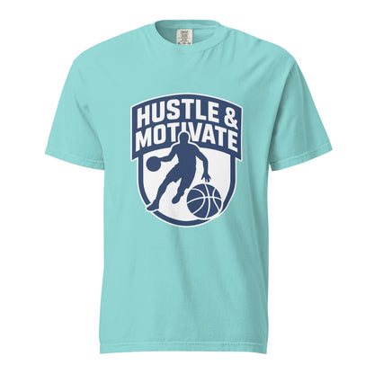 Signature | Comfort Colors T-Shirt | Hustle and Motivate Basketball