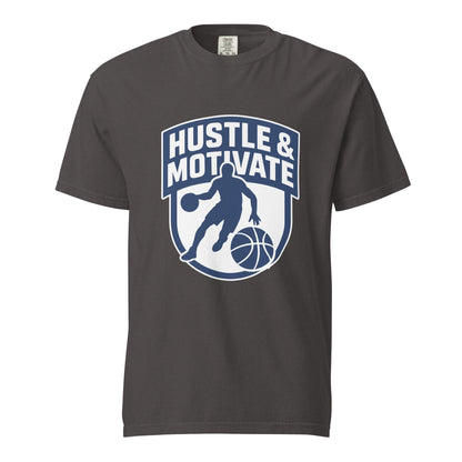Signature | Comfort Colors T-Shirt | Hustle and Motivate Basketball