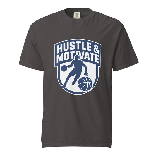 Signature | Comfort Colors T-Shirt | Hustle and Motivate Basketball