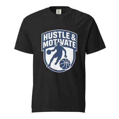 Signature | Comfort Colors T-Shirt | Hustle and Motivate Basketball
