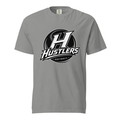 Signature | Comfort Colors T-Shirt | Hustlers Softball | Crest Logo