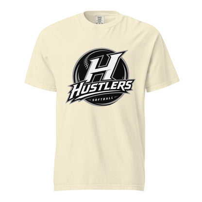 Signature | Comfort Colors T-Shirt | Hustlers Softball | Crest Logo