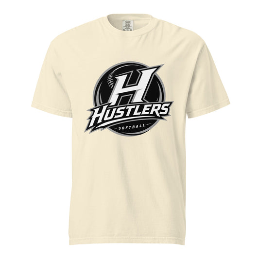 Signature | Comfort Colors T-Shirt | Hustlers Softball | Crest Logo