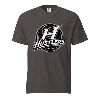 Signature | Comfort Colors T-Shirt | Hustlers Softball | Crest Logo