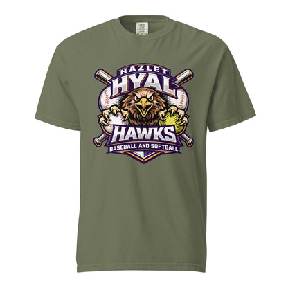 Signature | Comfort Colors T-Shirt | HYAL Hawks | Emblem Logo