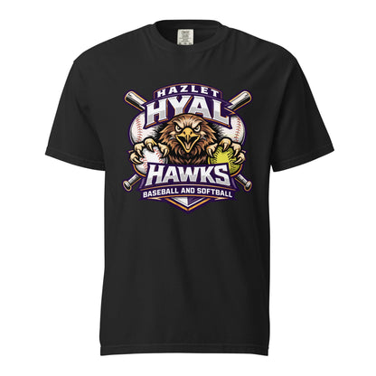 Signature | Comfort Colors T-Shirt | HYAL Hawks | Emblem Logo