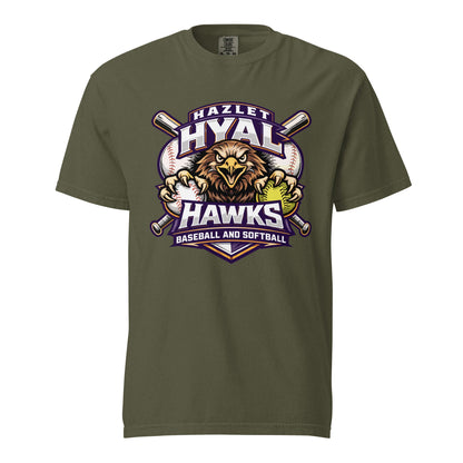 Signature | Comfort Colors T-Shirt | HYAL Hawks | Emblem Logo