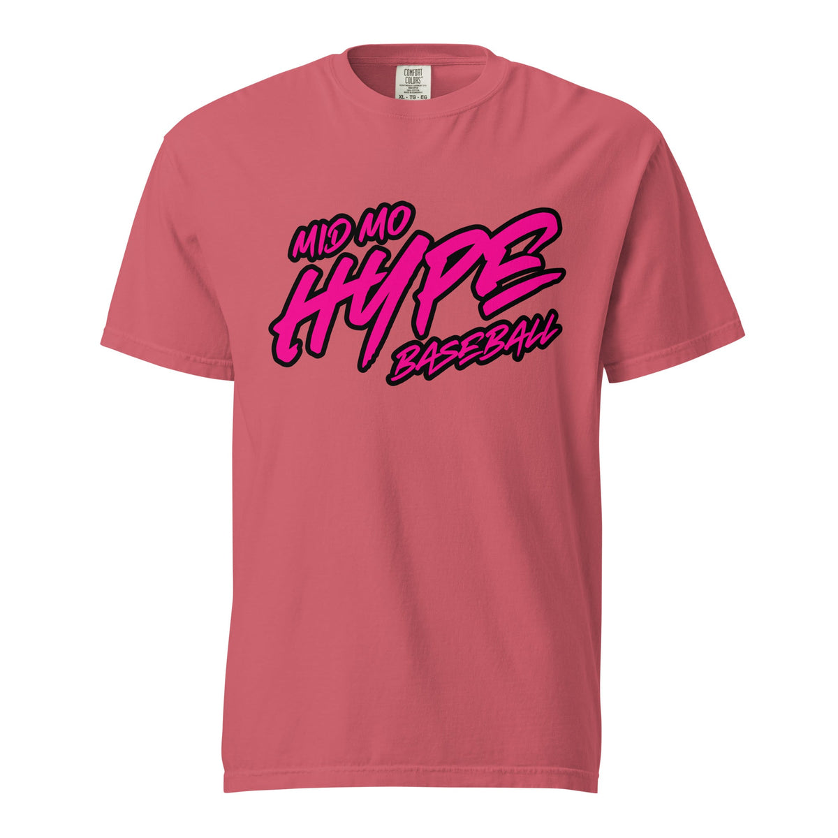 Signature | Comfort Colors T-Shirt | Hype Baseball Club | Crest Logo