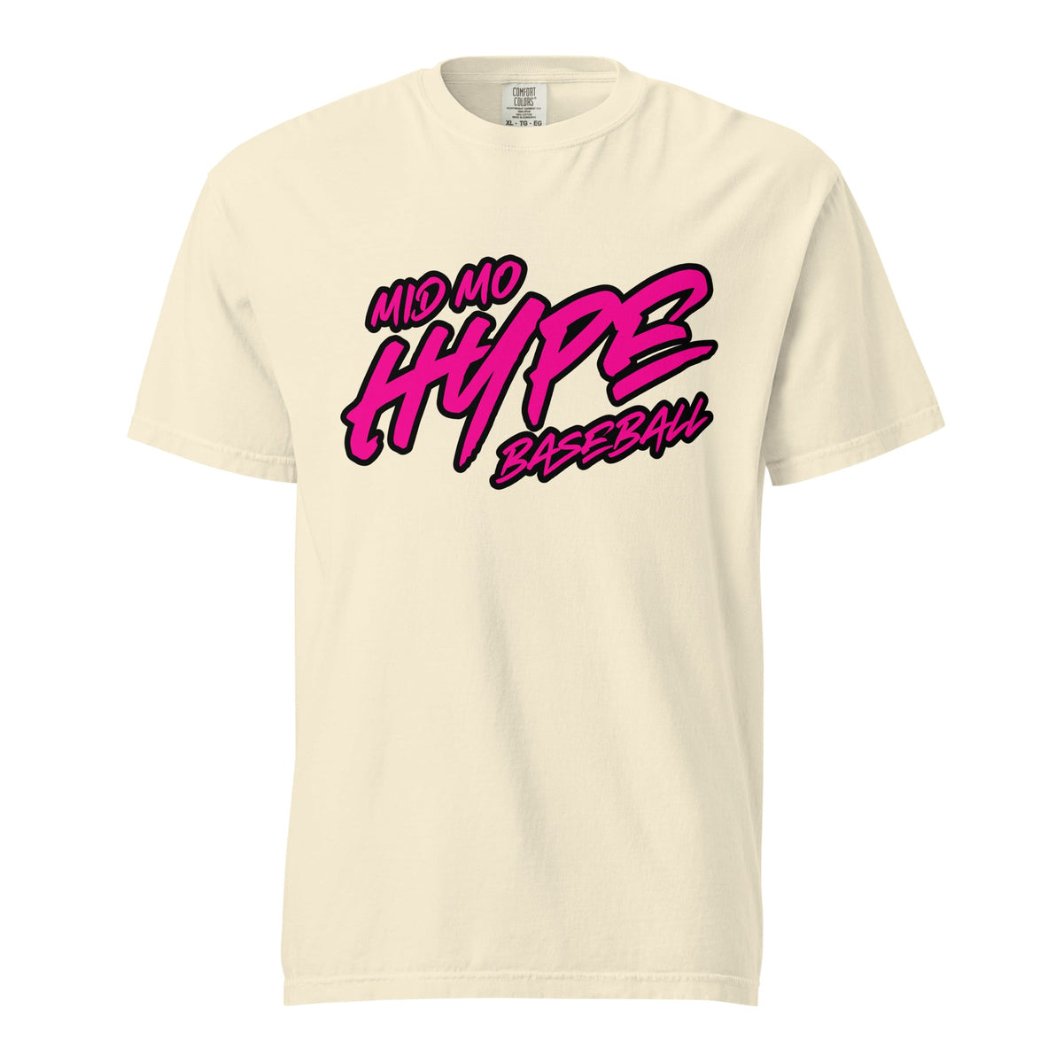 Signature | Comfort Colors T-Shirt | Hype Baseball Club | Crest Logo