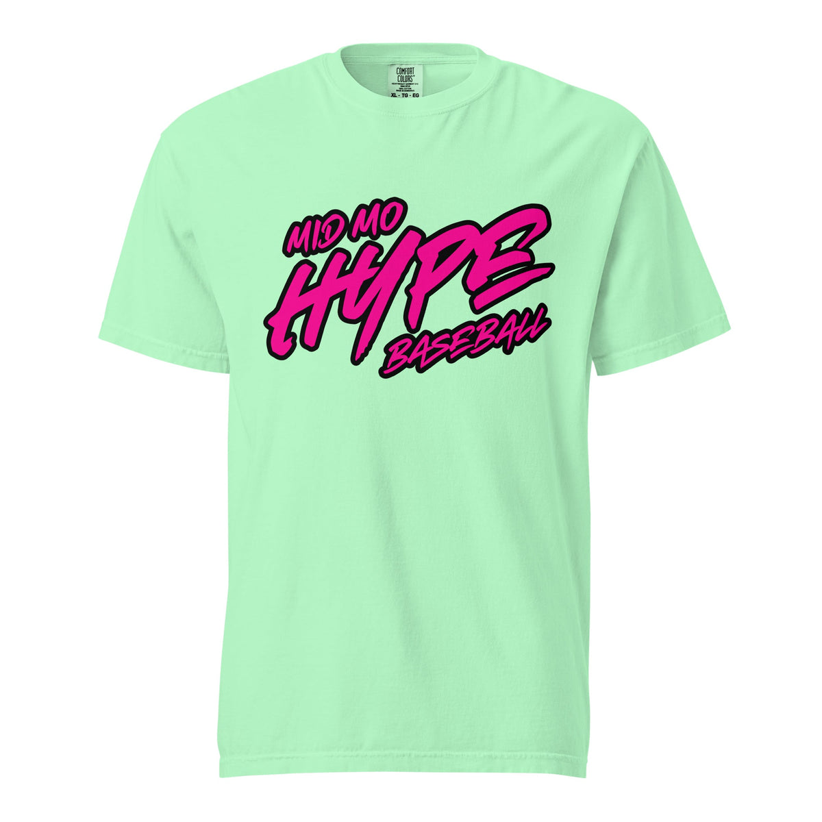 Signature | Comfort Colors T-Shirt | Hype Baseball Club | Crest Logo