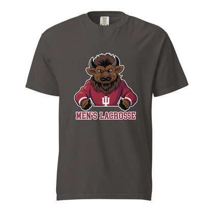 Signature | Comfort Colors T-Shirt | Indiana University Lacrosse | Mascot Logo