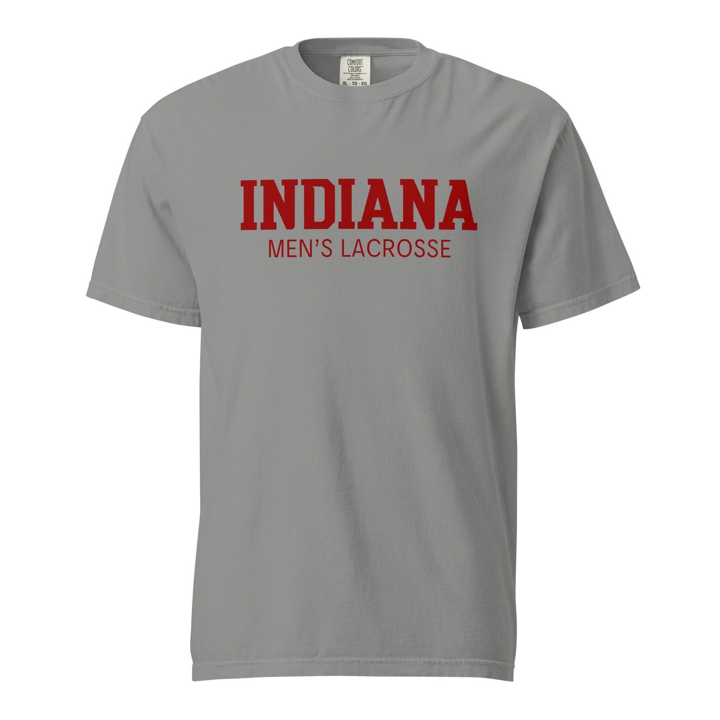 Signature | Comfort Colors T-Shirt | Indiana University Lacrosse | Script Logo