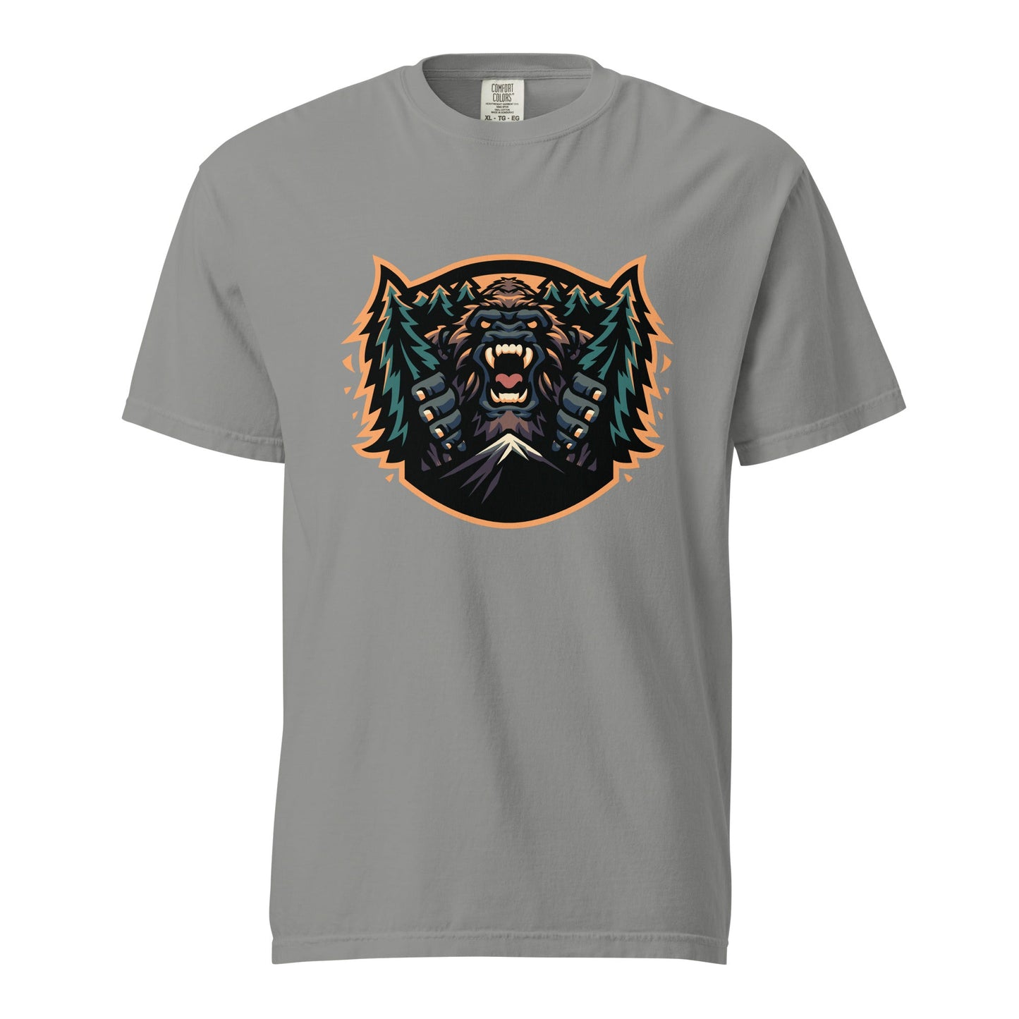 Signature | Comfort Colors T-Shirt | JBLM Bigfoot Hockey Team | Mascot Logo