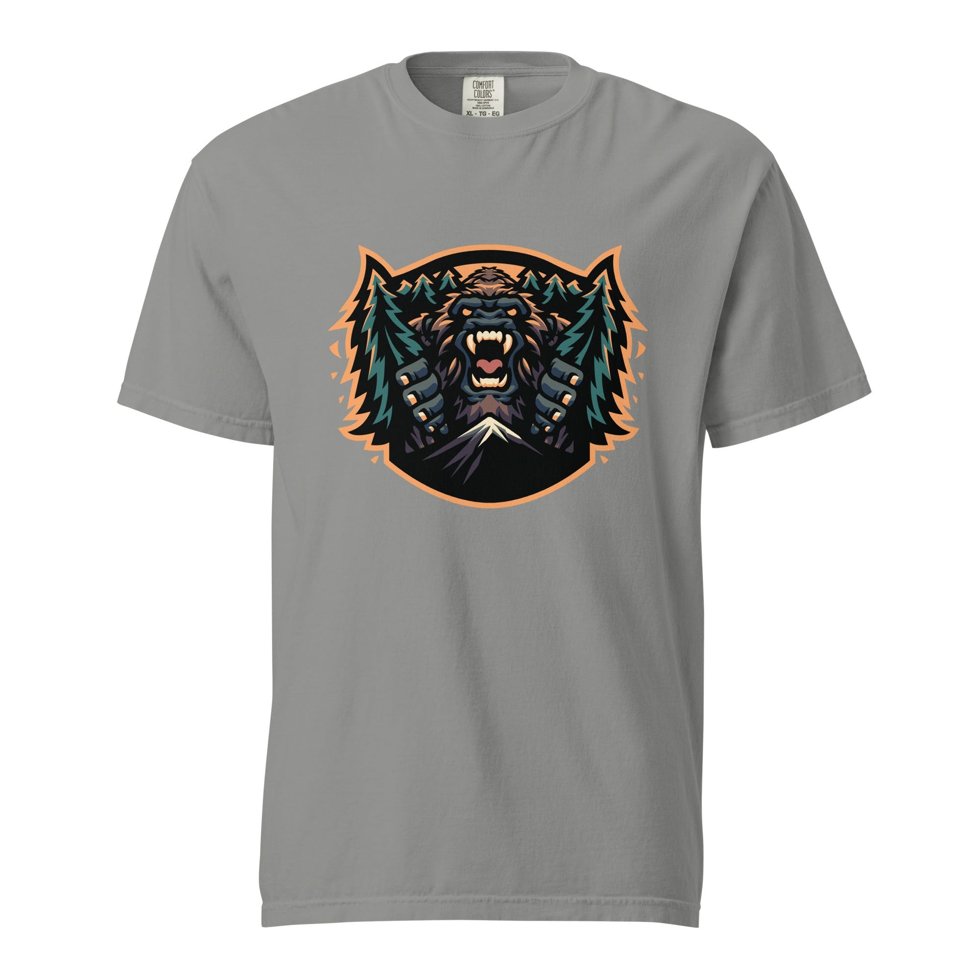 Signature | Comfort Colors T-Shirt | JBLM Bigfoot Hockey Team | Mascot Logo