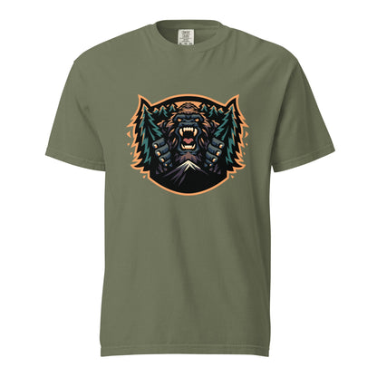 Signature | Comfort Colors T-Shirt | JBLM Bigfoot Hockey Team | Mascot Logo