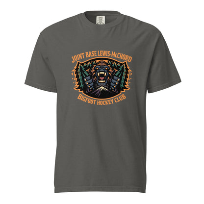 Signature | Comfort Colors T-Shirt | JBLM Bigfoot Hockey Team | Mascot Logo