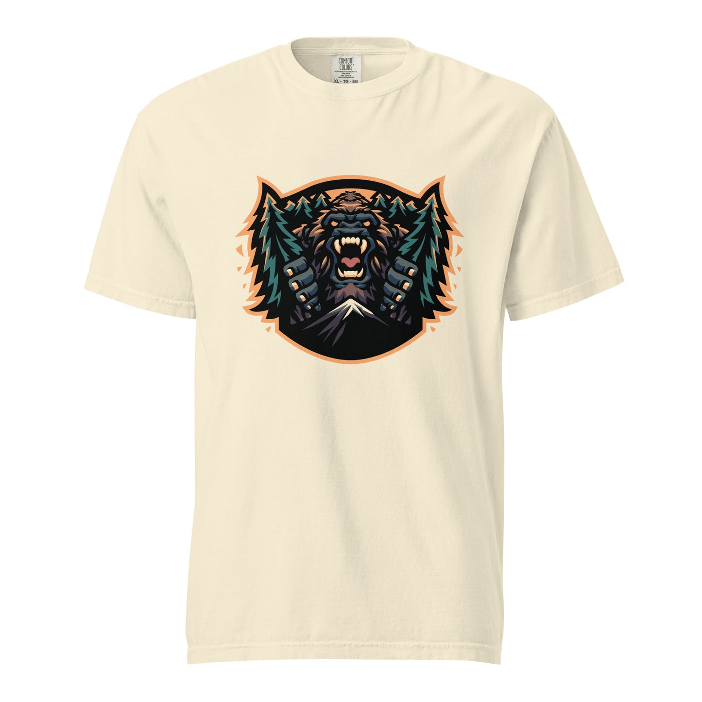 Signature | Comfort Colors T-Shirt | JBLM Bigfoot Hockey Team | Mascot Logo