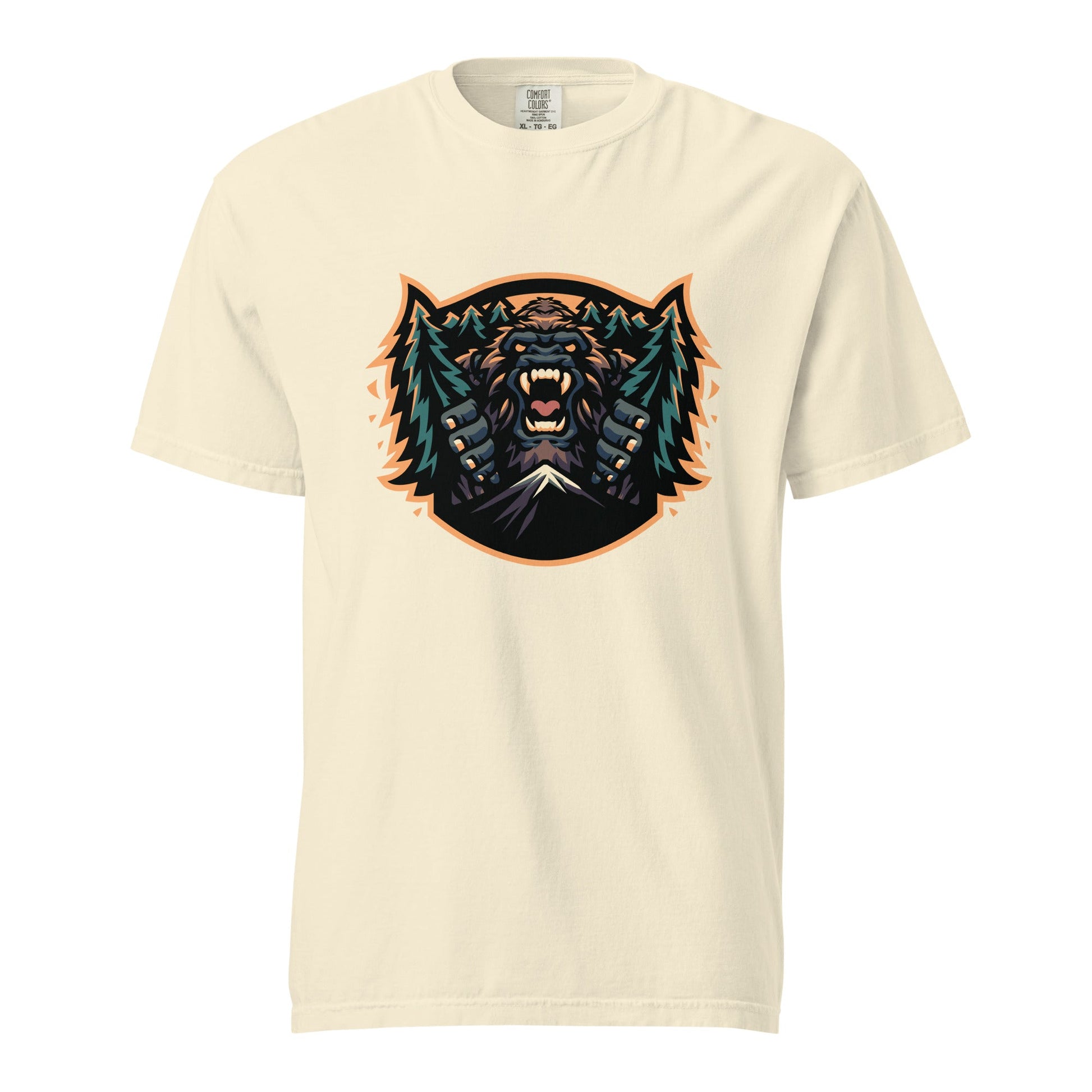 Signature | Comfort Colors T-Shirt | JBLM Bigfoot Hockey Team | Mascot Logo