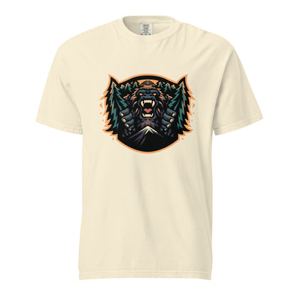 Signature | Comfort Colors T-Shirt | JBLM Bigfoot Hockey Team | Mascot Logo