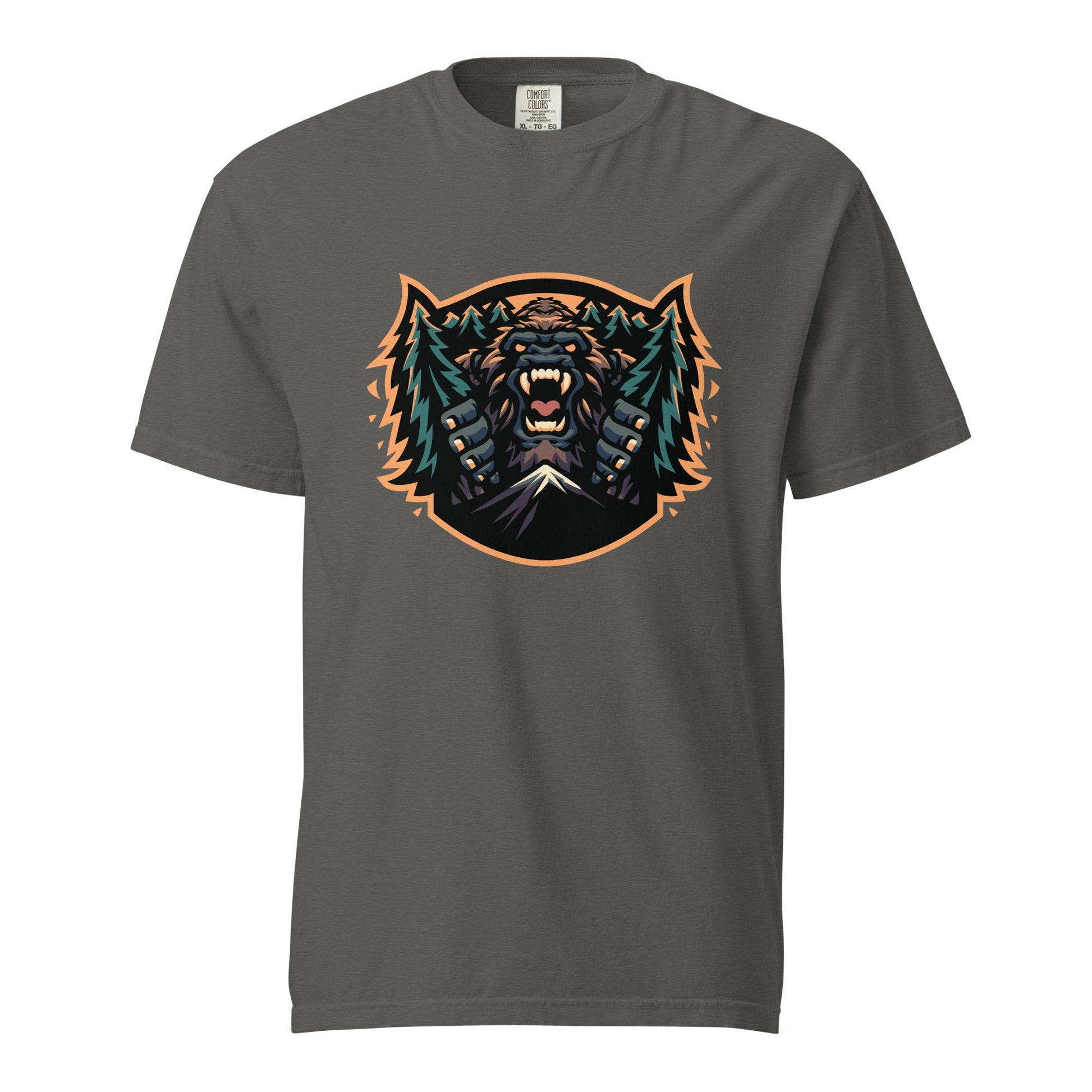 Signature | Comfort Colors T-Shirt | JBLM Bigfoot Hockey Team | Mascot Logo
