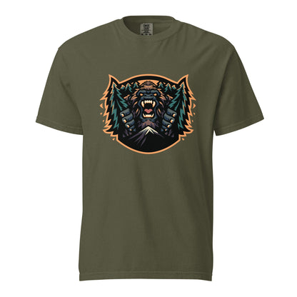 Signature | Comfort Colors T-Shirt | JBLM Bigfoot Hockey Team | Mascot Logo