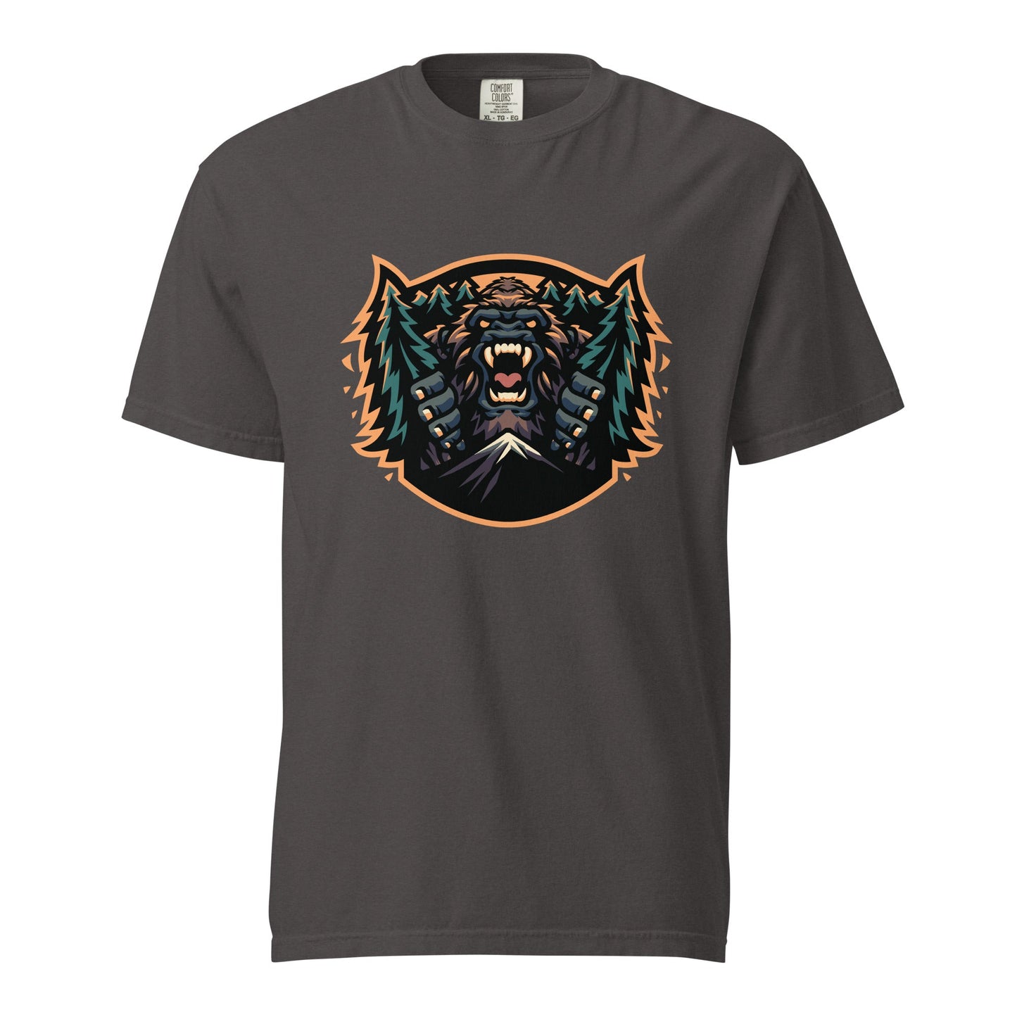 Signature | Comfort Colors T-Shirt | JBLM Bigfoot Hockey Team | Mascot Logo