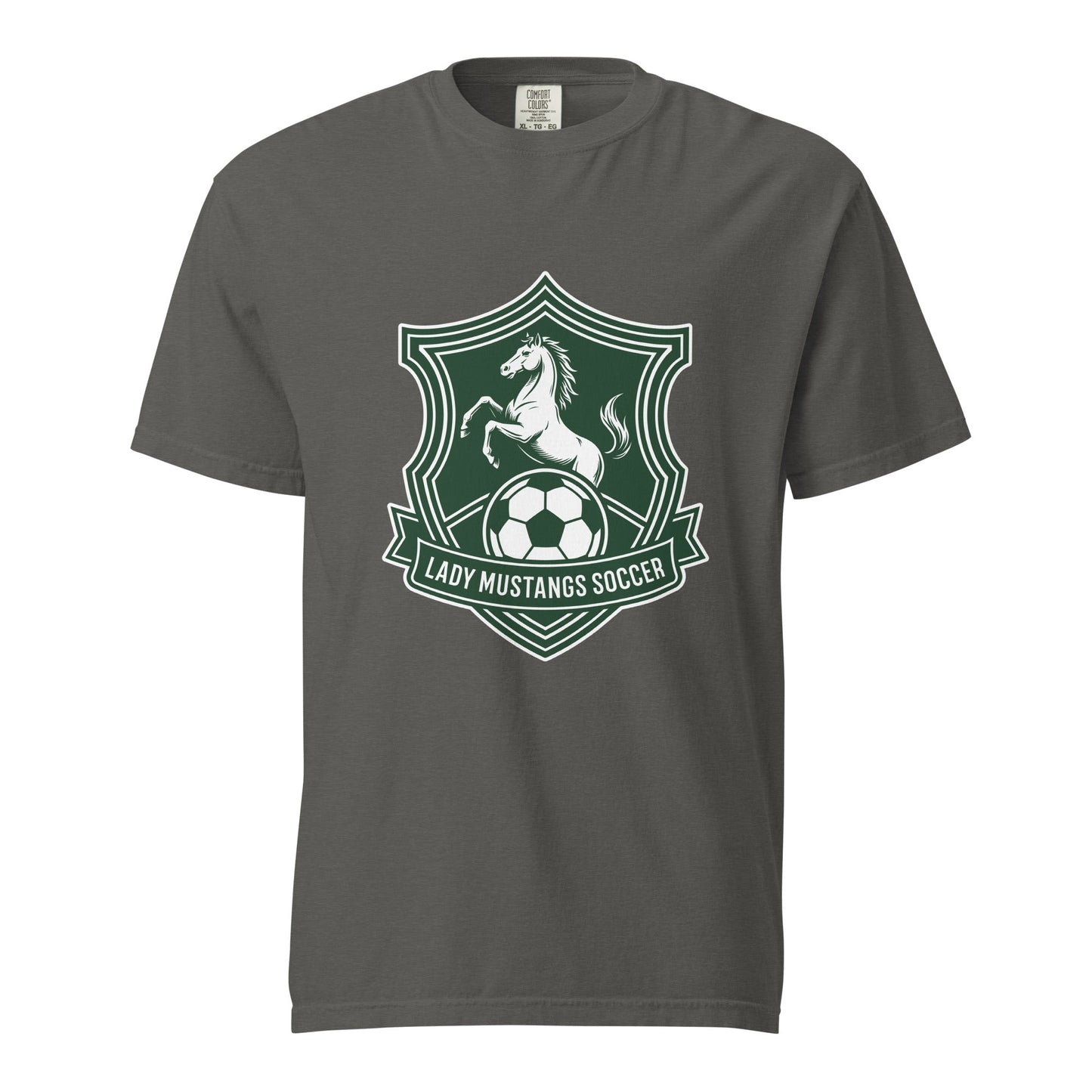 Signature | Comfort Colors T-Shirt | JFK Memorial Lady Mustang Soccer
