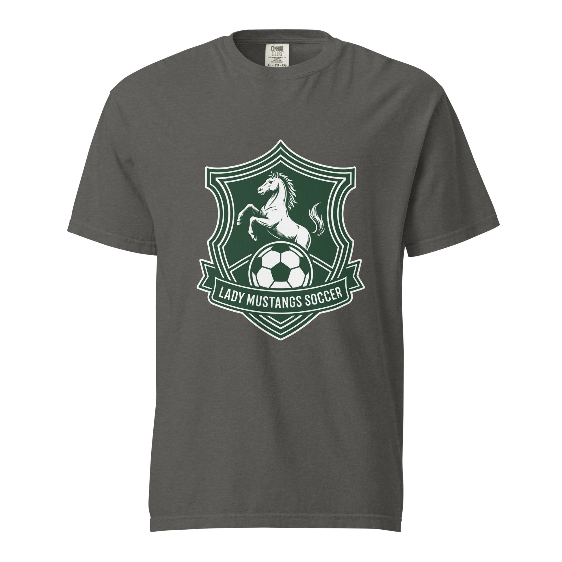 Signature | Comfort Colors T-Shirt | JFK Memorial Lady Mustang Soccer