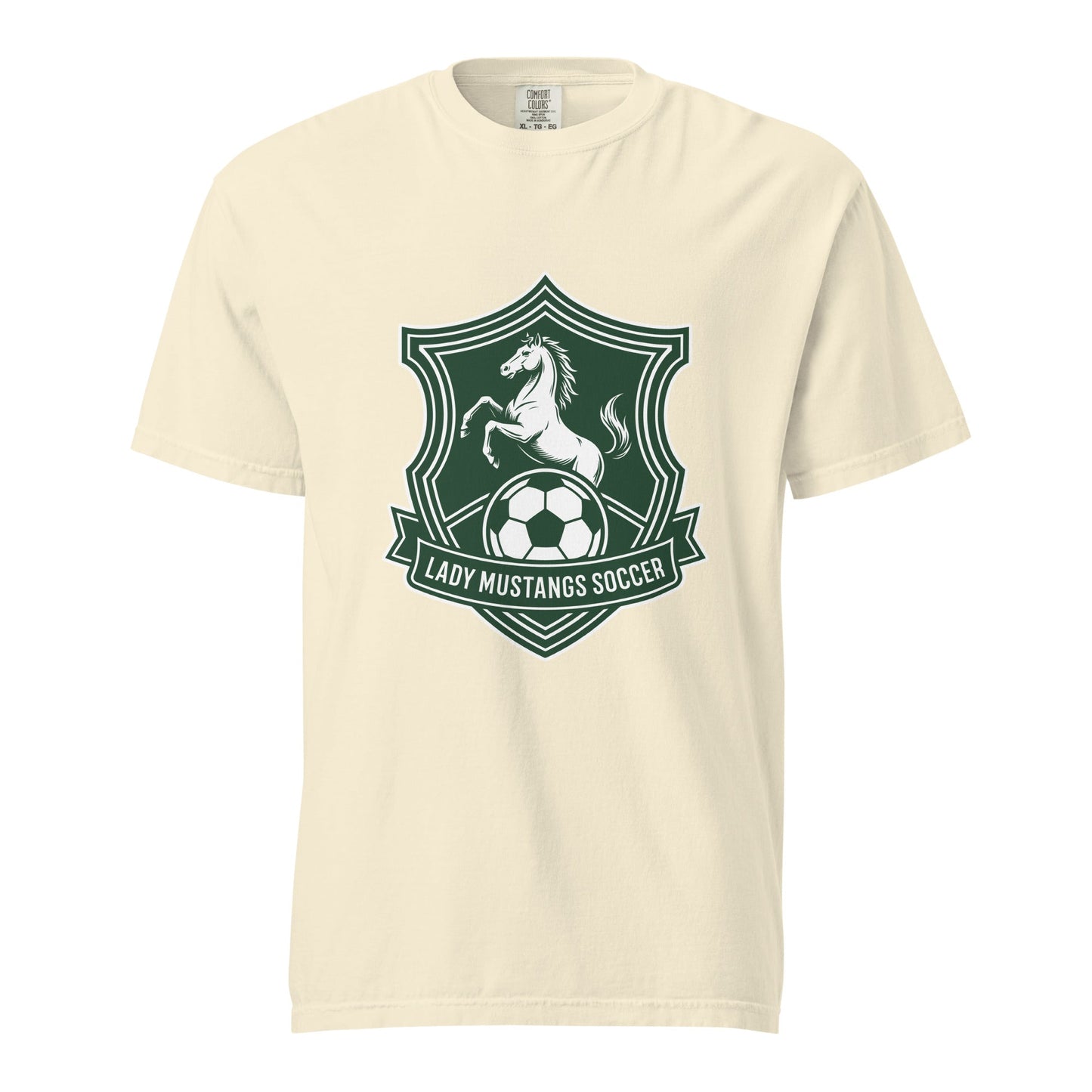 Signature | Comfort Colors T-Shirt | JFK Memorial Lady Mustang Soccer