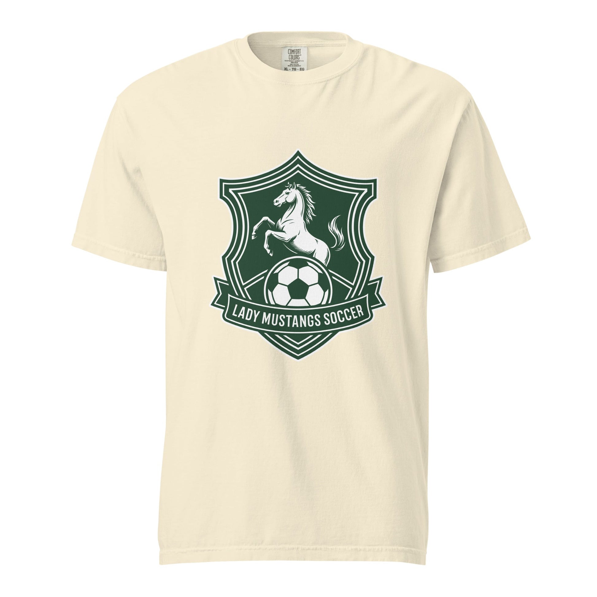 Signature | Comfort Colors T-Shirt | JFK Memorial Lady Mustang Soccer