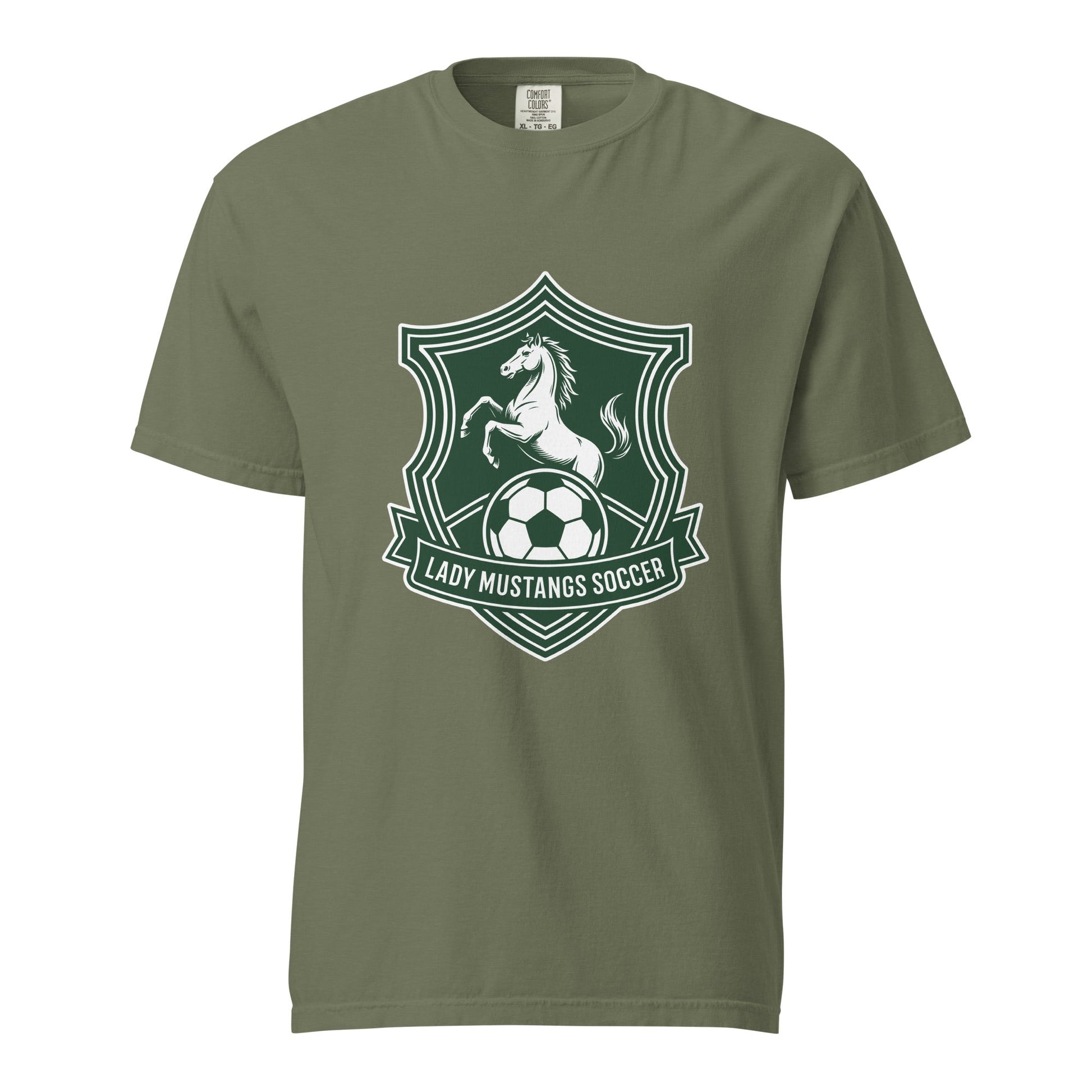 Signature | Comfort Colors T-Shirt | JFK Memorial Lady Mustang Soccer