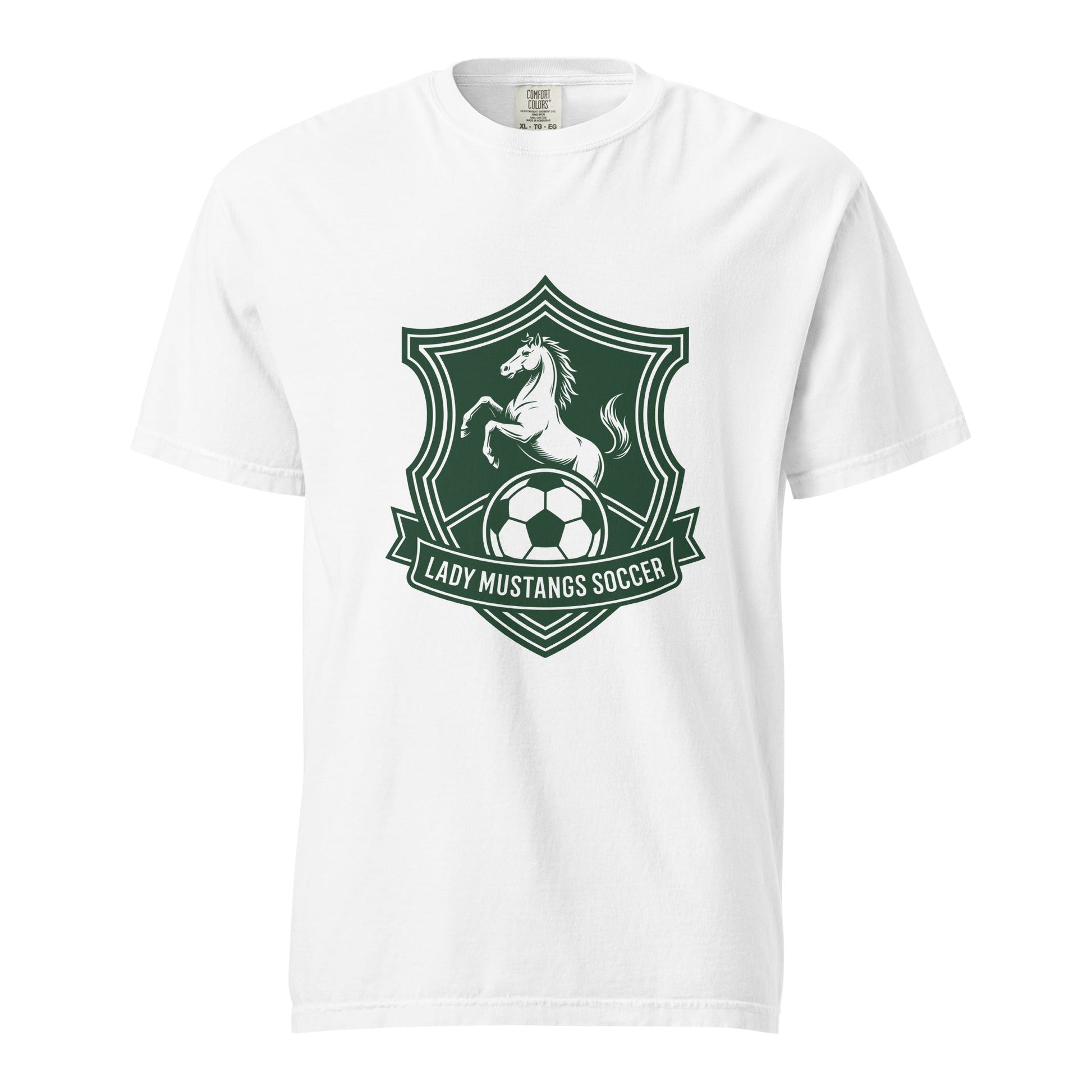 Signature | Comfort Colors T-Shirt | JFK Memorial Lady Mustang Soccer