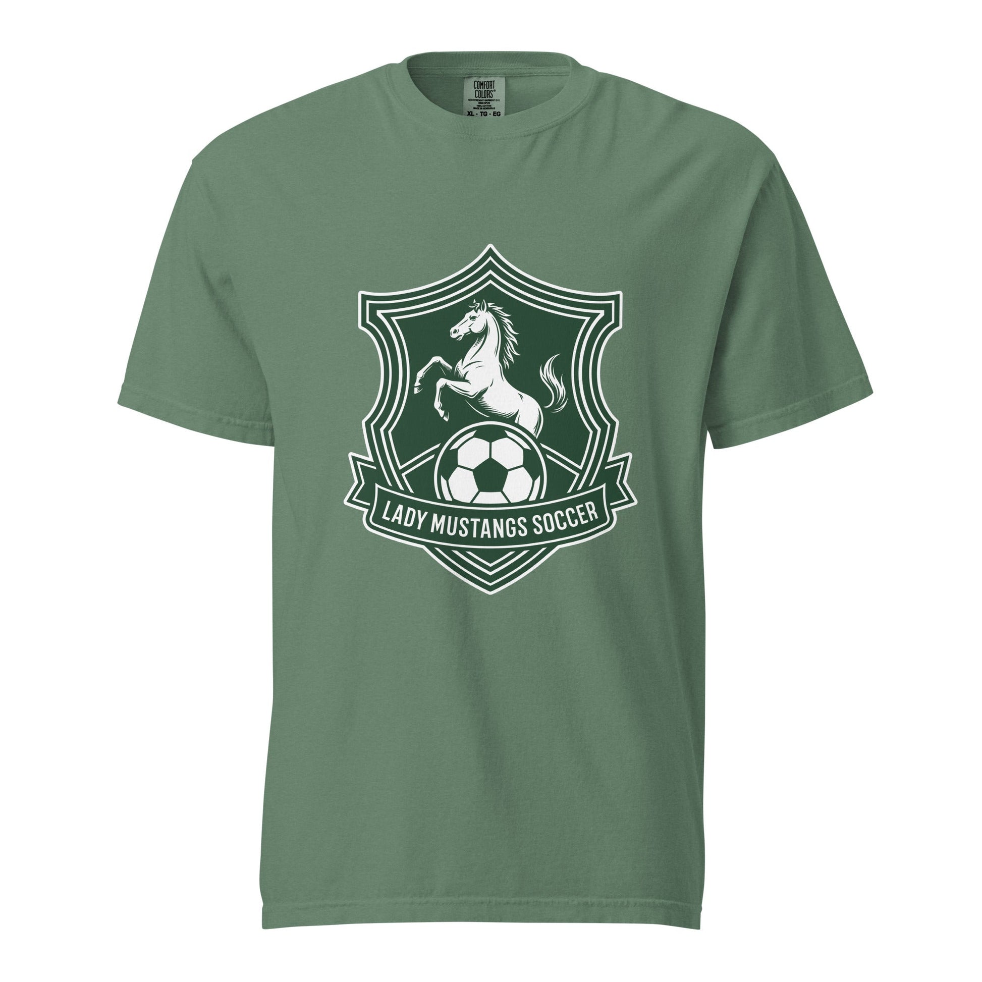 Signature | Comfort Colors T-Shirt | JFK Memorial Lady Mustang Soccer