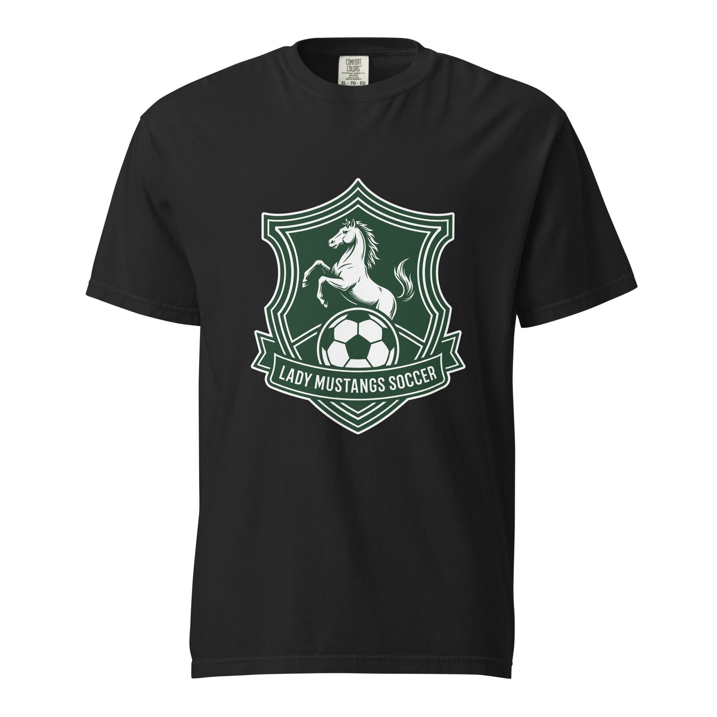 Signature | Comfort Colors T-Shirt | JFK Memorial Lady Mustang Soccer