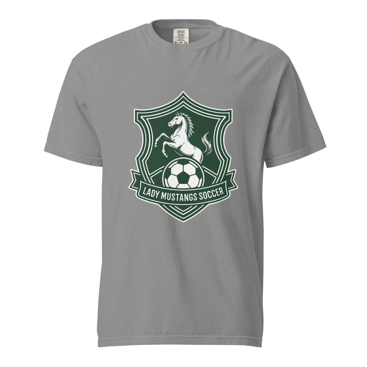 Signature | Comfort Colors T-Shirt | JFK Memorial Lady Mustang Soccer