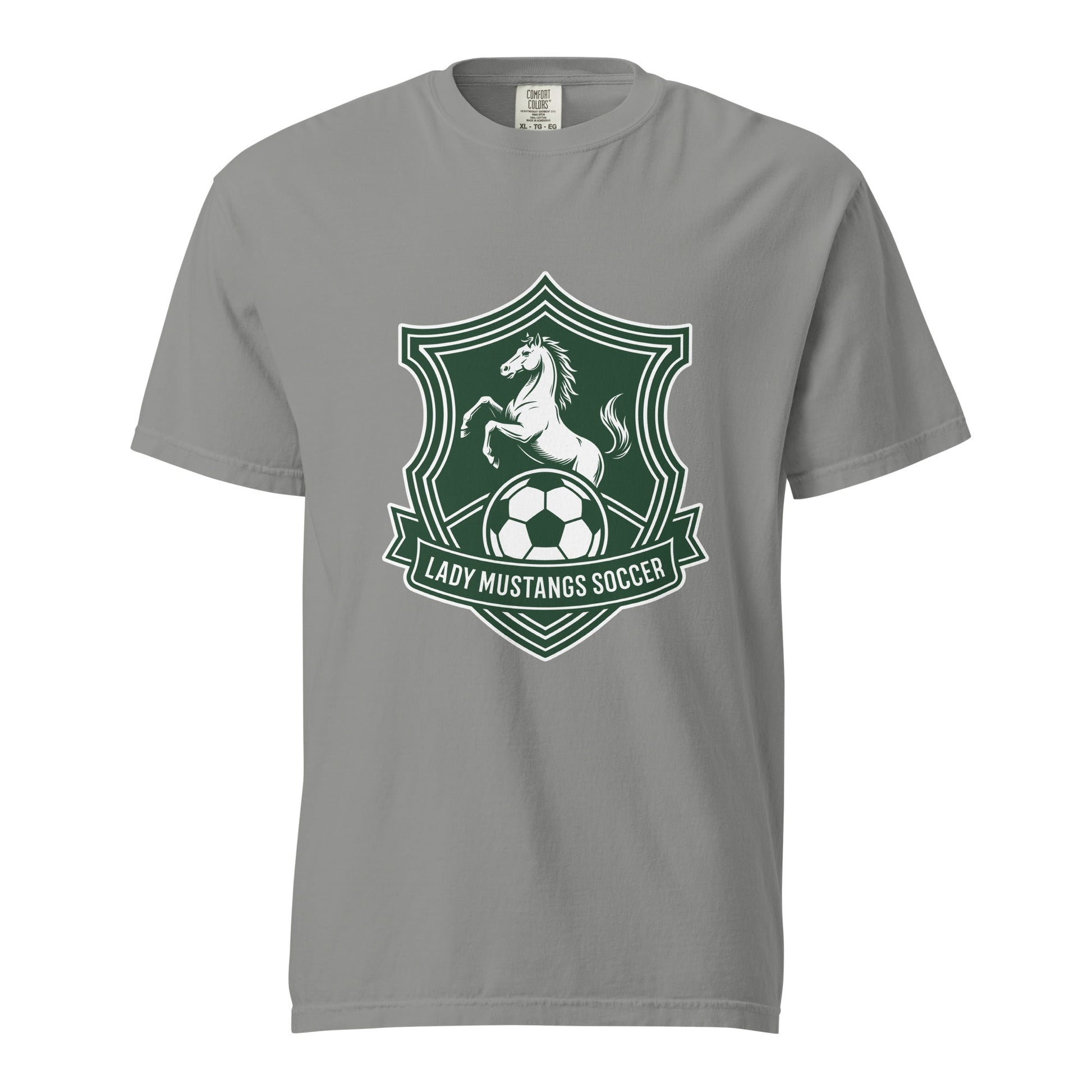 Signature | Comfort Colors T-Shirt | JFK Memorial Lady Mustang Soccer