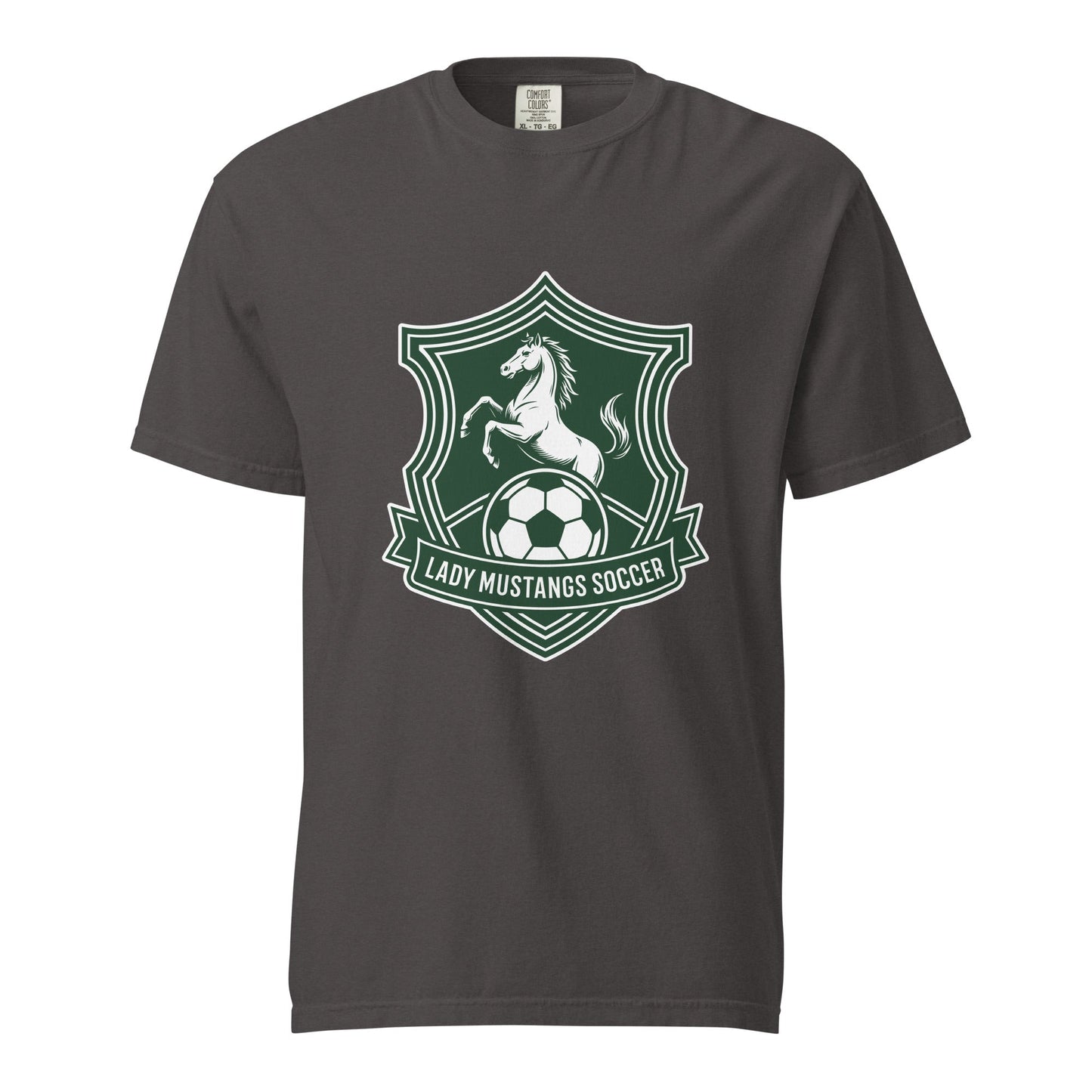 Signature | Comfort Colors T-Shirt | JFK Memorial Lady Mustang Soccer