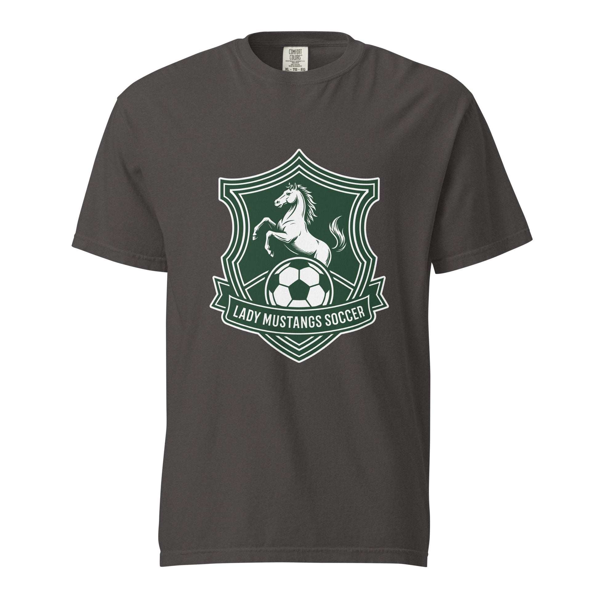 Signature | Comfort Colors T-Shirt | JFK Memorial Lady Mustang Soccer