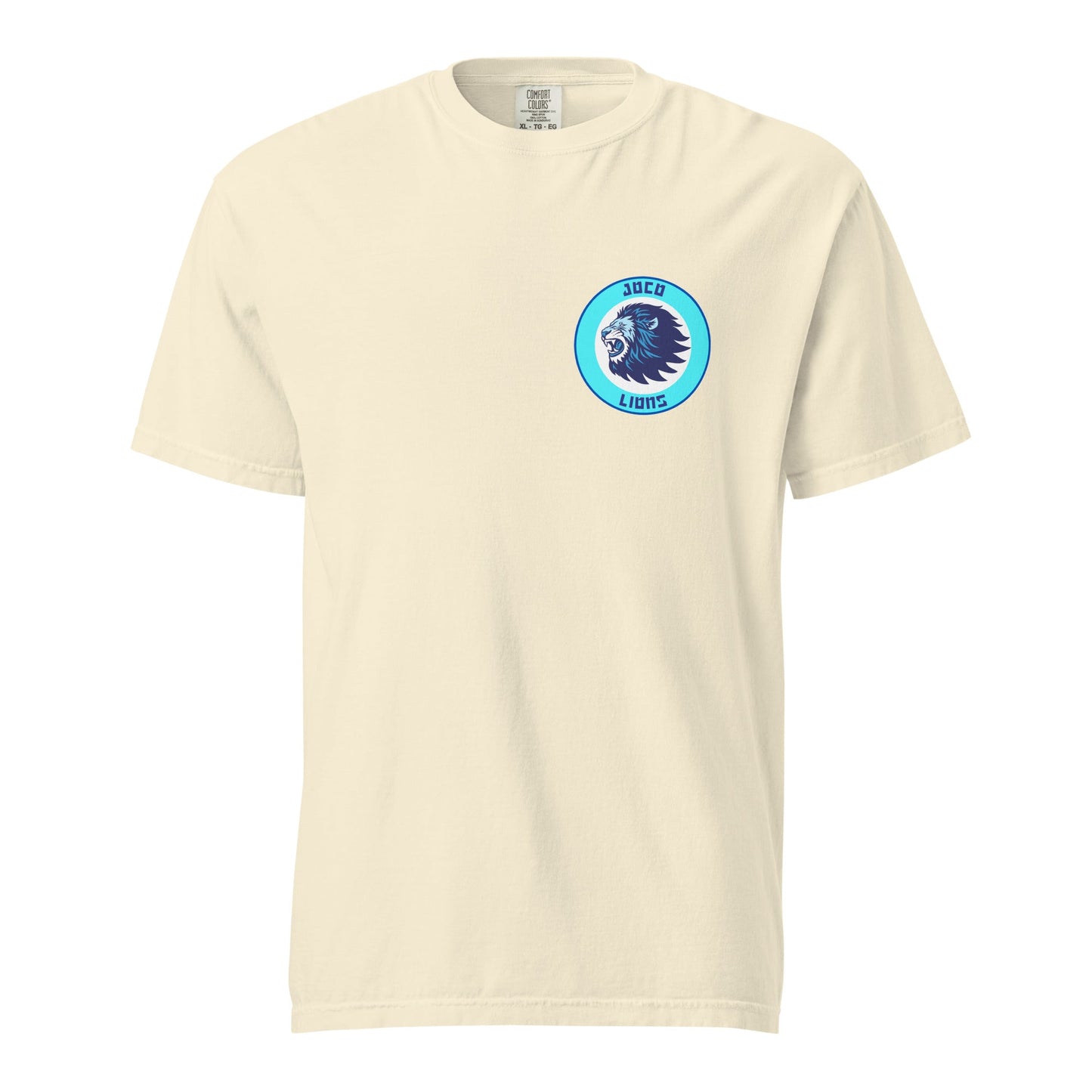 Signature | Comfort Colors T-Shirt | JoCo Lions | Badge Logo