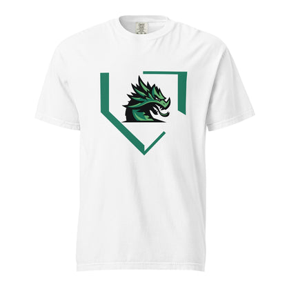 Signature | Comfort Colors T-Shirt | John Cooper Baseball | Dragon Home Logo