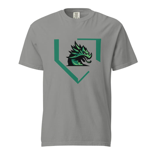 Signature | Comfort Colors T-Shirt | John Cooper Baseball | Dragon Home Logo