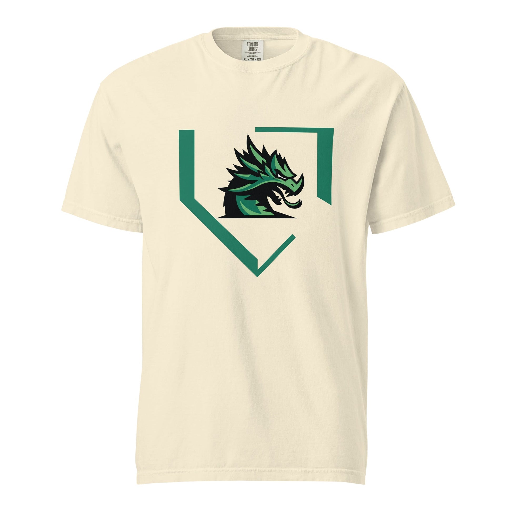 Signature | Comfort Colors T-Shirt | John Cooper Baseball | Dragon Home Logo