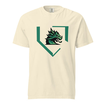 Signature | Comfort Colors T-Shirt | John Cooper Baseball | Dragon Home Logo