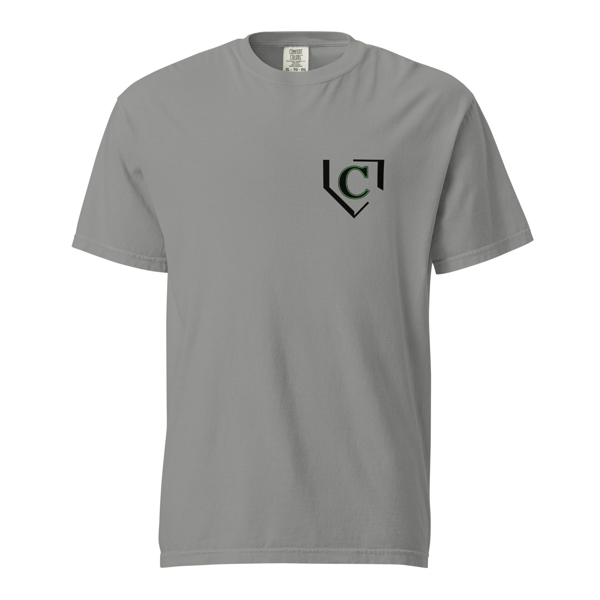 Signature | Comfort Colors T-Shirt | John Cooper Baseball | Home C Logo