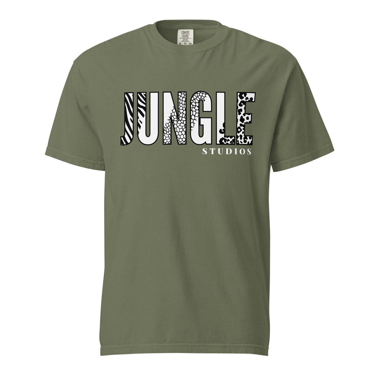Signature | Comfort Colors T-Shirt | Jungle Studios | Crest Logo