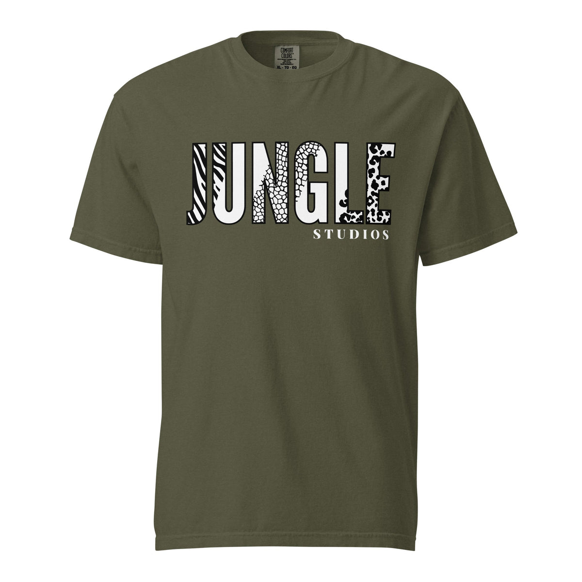 Signature | Comfort Colors T-Shirt | Jungle Studios | Crest Logo