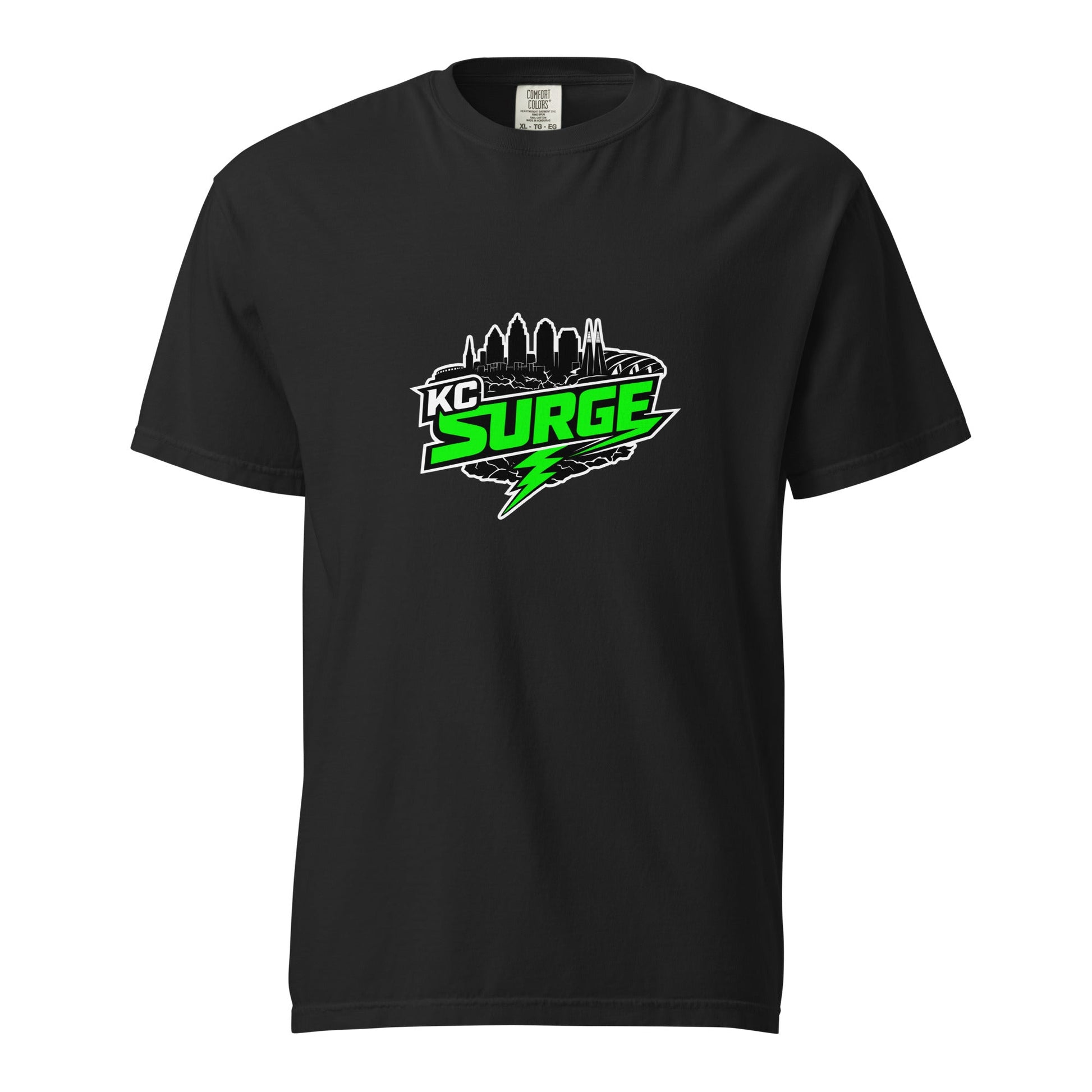 Signature | Comfort Colors T-Shirt | Kansas City Surge | Neon Skyline Logo