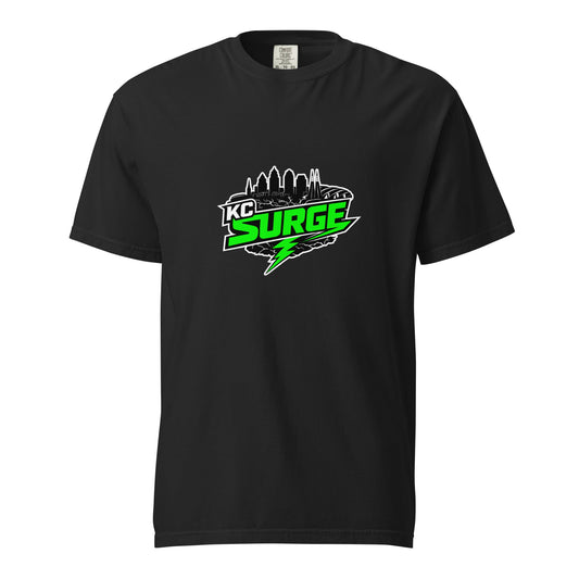 Signature | Comfort Colors T-Shirt | Kansas City Surge | Neon Skyline Logo