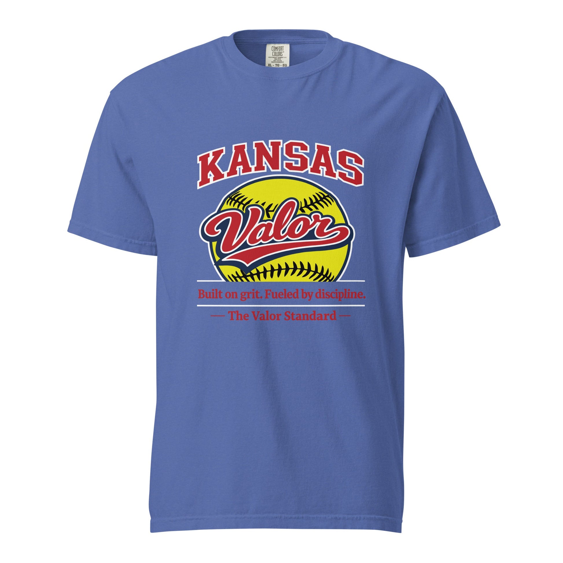 Signature | Comfort Colors T-Shirt | Kansas Valor Fan Gear | The Standard Logo